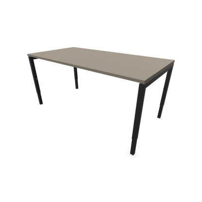 Narbutas Nova H Schreibtisch Gestell schwarz - Tischplatte Cubanitgrau - 1600x800mm - 6024372