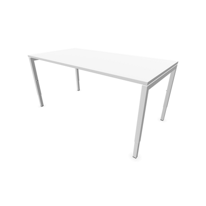Narbutas Nova H Schreibtisch Gestell weiss - Tischplatte Weiss - 1600x800mm - 6024379