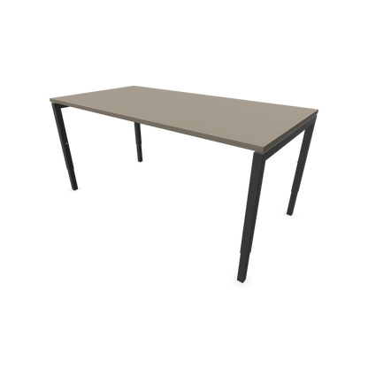 Narbutas Nova H Schreibtisch Gestell Dunkelgrau - Tischplatte Cubanitgrau - 1600x800mm - 6024399