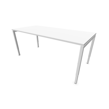 Narbutas Nova H Schreibtisch Gestell weiss - Tischplatte Weiss - 1800x800mm - 6024415