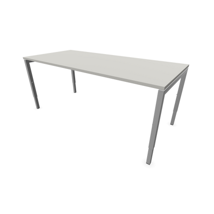 Narbutas Nova H Schreibtisch Gestell silbergrau - Tischplatte Perlgrau - 1800x800mm - 6024427