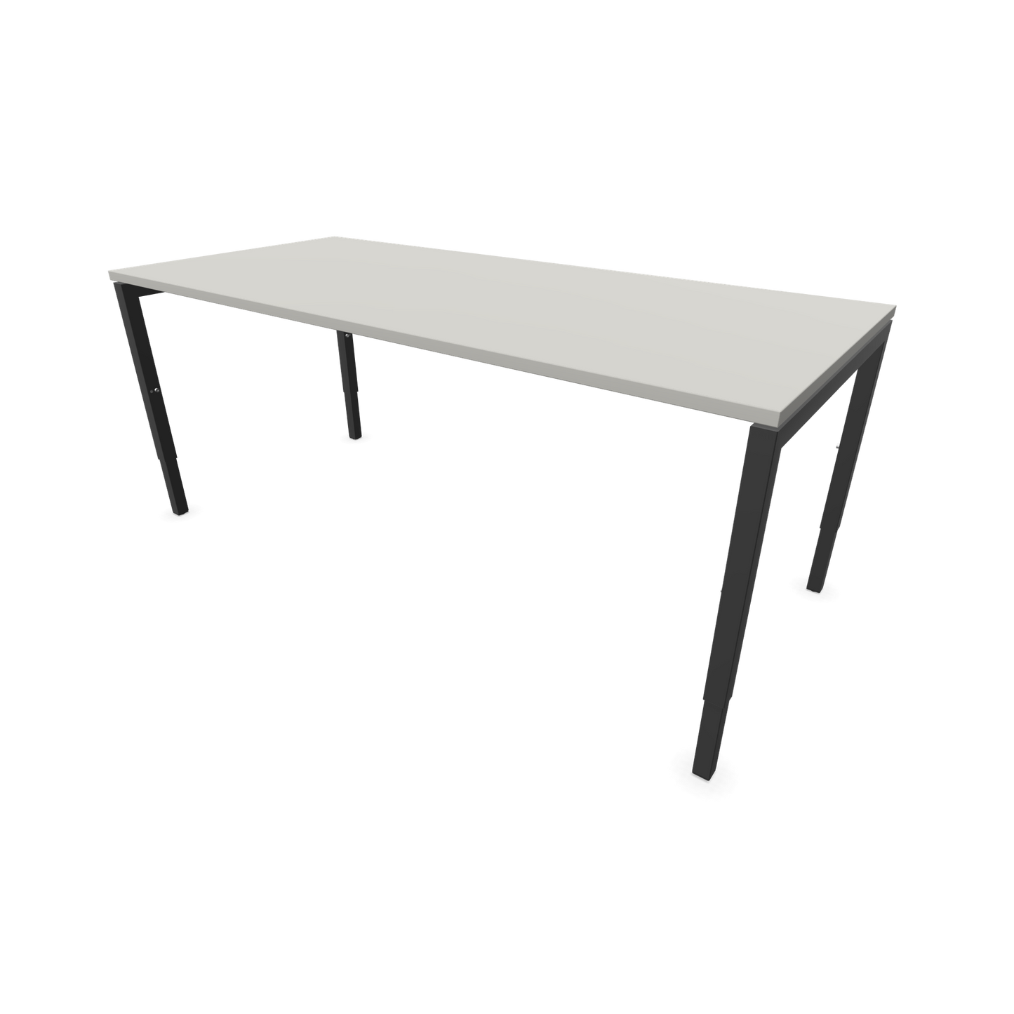 Narbutas Nova H Schreibtisch Gestell Dunkelgrau - Tischplatte Perlgrau - 1800x800mm - 6024436