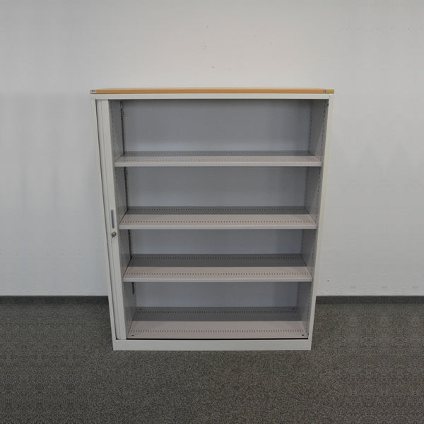 Lista Office LO Storage Lateralschrank 4-OH - 1200mm - Weiss - mit Schlüssel