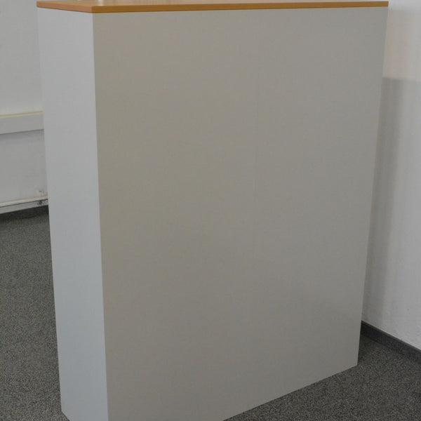 Lista Office LO Storage Lateralschrank 4-OH - 1200mm - Weiss - mit Schlüssel