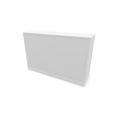 Narbutas Choice Schiebetürschrank 2-OH - 1200mm - Weiss mit Griffen Weiss Ansicht von hinten - 6026997