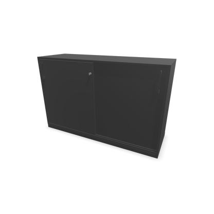 Narbutas Choice Schiebetürschrank 2-OH - 1200mm - Dunkelgrau mit Griffen Dunkelgrau - 6027129