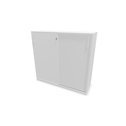 Narbutas Choice Schiebetürschrank 3-OH - 1200mm - Weiss mit Griffen Weiss - 6027243