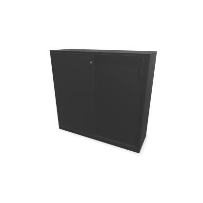 Narbutas Choice Schiebetürschrank 3-OH - 1200mm - Dunkelgrau mit Griffen Dunkelgrau - 6027381