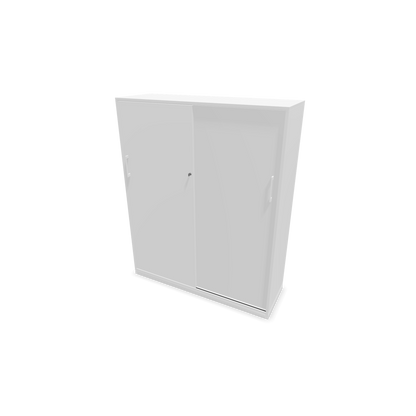 Narbutas Choice Schiebetürschrank 4-OH - 1200mm - Weiss mit Griffen Weiss - 6027493