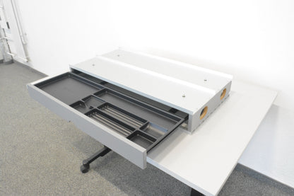 Denz D3 Medienkanal Abdeckung Aluminium Silbergrau - 6027794