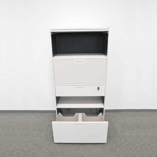 Lista Office Qub Modul-Kombination  mit Hängeregister unten offen