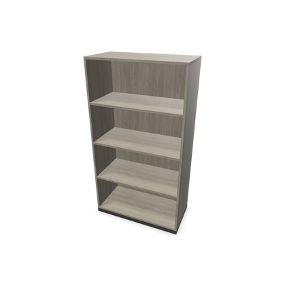 Narbutas Choice Regal 4-OH ohne Trennwand 800mm breit aus Holzdekor grau mit Sockel Dunkelgrau - 6029098