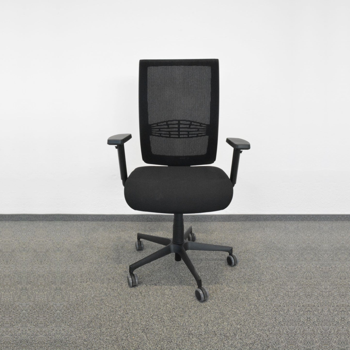Milani Lex Bürodrehstuhl mit Stoffbezug Schwarz - 6030260