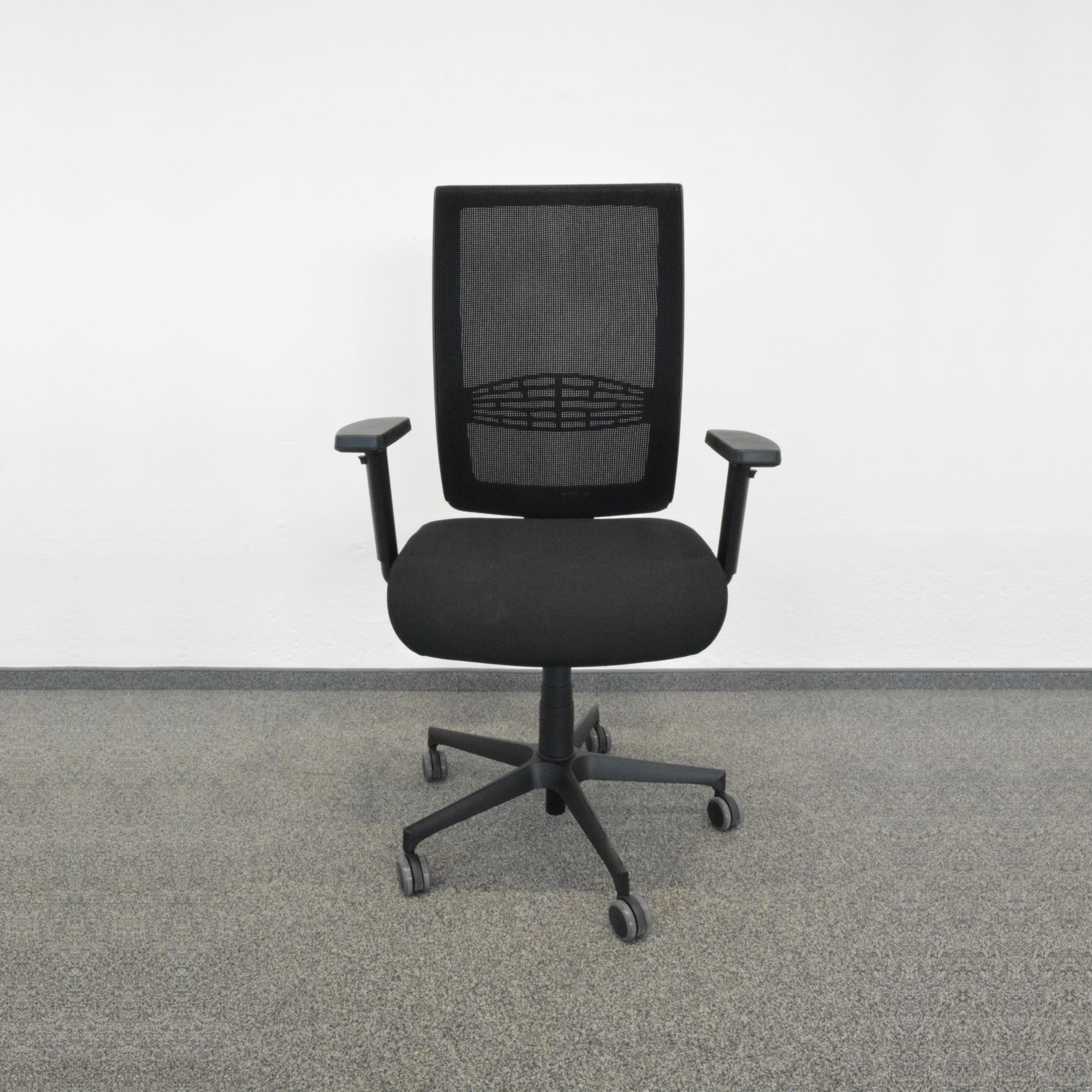 Milani Lex Bürodrehstuhl mit Stoffbezug Schwarz - 6030260