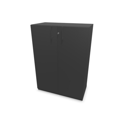 Choice Flügeltürschrank 3-OH - 800mm - Griff und Sockel Dunkelgrau - Kubus Dunkelgrau - Front Dunkelgrau - 6030303