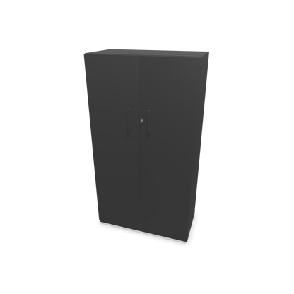 Choice Flügeltürschrank 4-OH - 800mm - Griff und Sockel Dunkelgraugrau - Kubus Dunkelgrau - Front Dunkelgrau - 6030547