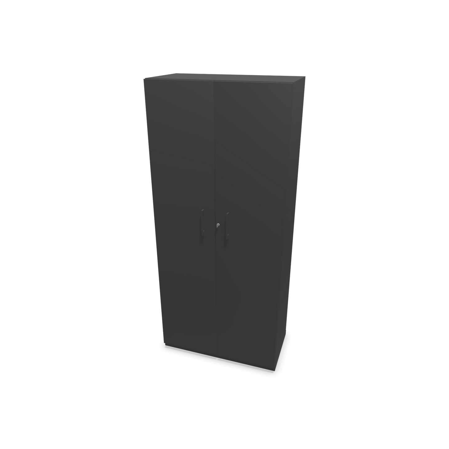 Choice Flügeltürschrank 5-OH - 800mm - Griff und Sockel Dunkelgrau - Kubus Dunkelgrau - Front Dunkelgrau - 6030809
