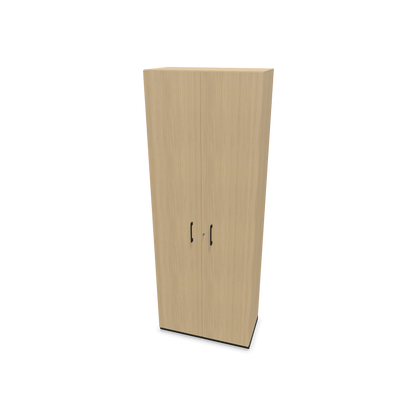 Narbutas Choice Flügeltürschrank 6-OH - 800mm - Griff und Sockel Schwarz - Kubus Eichendekor - Front Eichendekor - 6030830