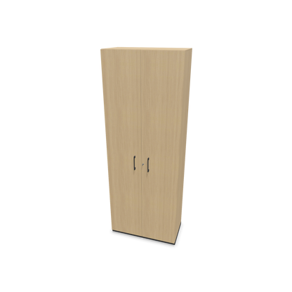 Narbutas Choice Flügeltürschrank 6-OH - 800mm - Griff und Sockel Dunkelgrau - Kubus Eichendekor - Front Eichendekor - 6031013