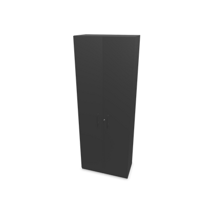 Narbutas Choice Flügeltürschrank 6-OH - 800mm - Griff und Sockel Dunkelgrau - Kubus Dunkelgrau - Front Dunkelgrau - 6031053