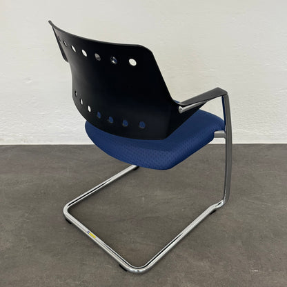 Girsberger 3300 Freischwinger mit Rückenschale Kunstoff Schwarz - 6012268