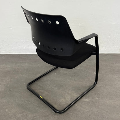 Girsberger 3300 Freischwinger mit Rückenschale Kunstoff Schwarz - 6033087