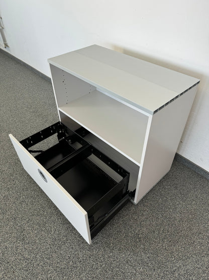 Denz D3 Sideboard mit Abdeckung Aluminium in Silbergrau - 6033114