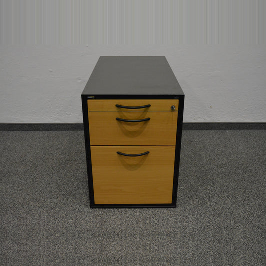 Elan New City Unterstell-Korpus Spanplatte Anthrazit mit Buchenfront