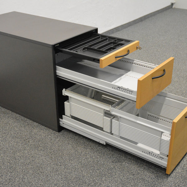 Elan New City Unterstell-Korpus 800mm Anthrazit-Buche mit Schlüssel