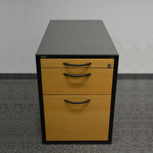 Elan New City Unterstell-Korpus Spanplatte Anthrazit mit Buchenfront