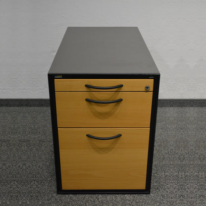 Elan New City Unterstell-Korpus Spanplatte Anthrazit mit Buchenfront - 6033122