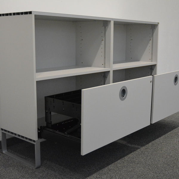 Denz D3 Sideboard 2-OH Hellgrau - 1600mm - mit Schlüssel