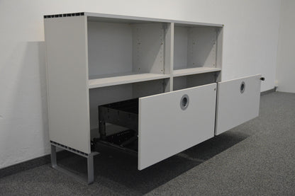 Denz D3 Sideboard mit Hängeregister-Auszug offen von Links - 6033142