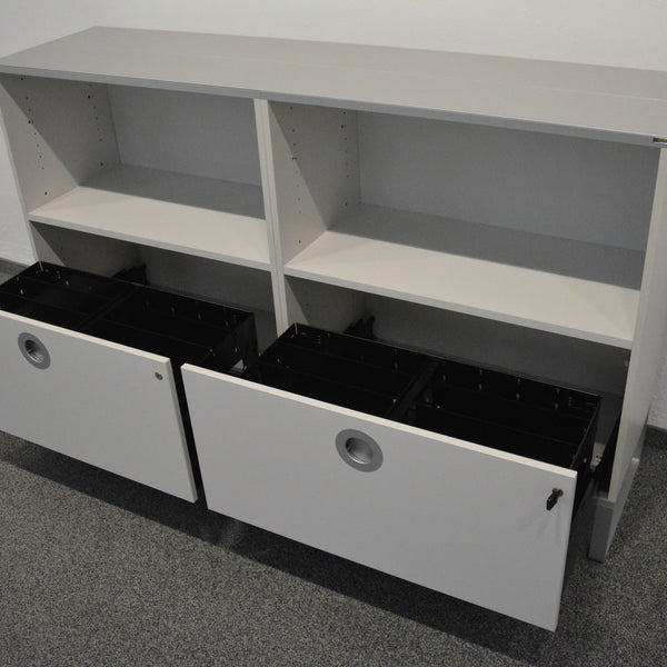 Denz D3 Sideboard 2-OH Hellgrau - 1600mm - mit Schlüssel