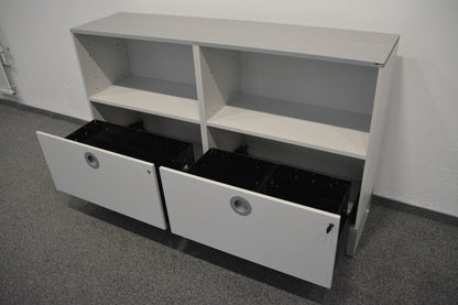 Denz D3 Sideboard mit Abdeckung Aluminium in Silbergrau - 6033142