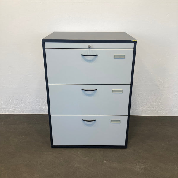 Elan Euroffice Hängeregisterschrank 3 Auszüge 600mm tief - mit Schlüssel