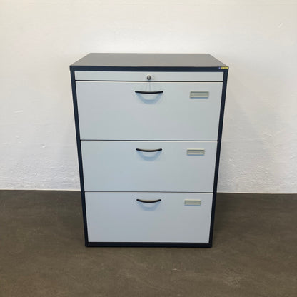 Elan Euroffice Hängeregisterschrank Spanplatte Anthrazit/Lichtgrau - 6033307