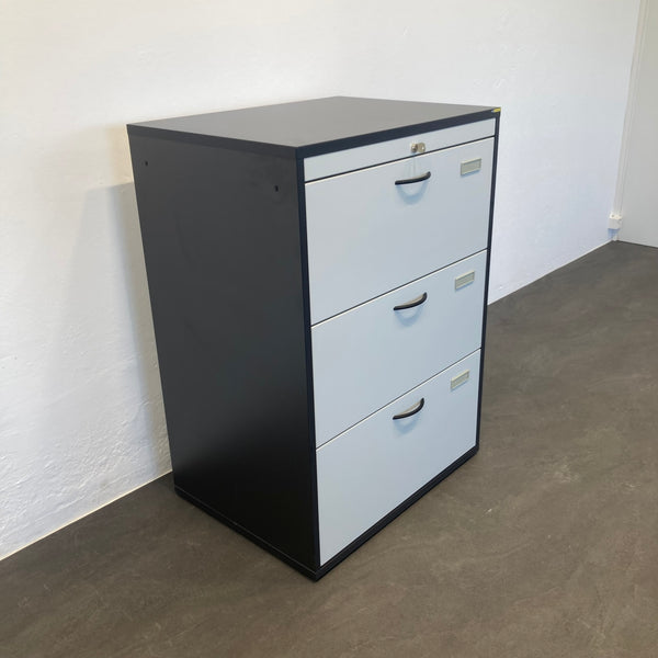 Elan Euroffice Hängeregisterschrank 3 Auszüge 600mm tief - mit Schlüssel