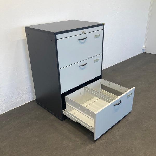 Elan Euroffice Hängeregisterschrank 3 Auszüge 600mm tief - mit Schlüssel