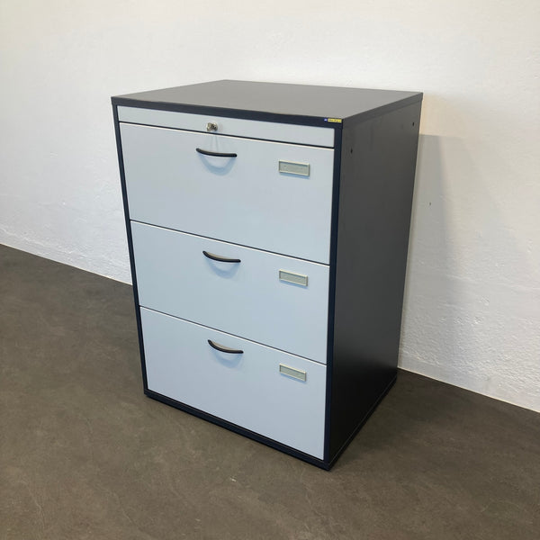Elan Euroffice Hängeregisterschrank 3 Auszüge 600mm tief - mit Schlüssel