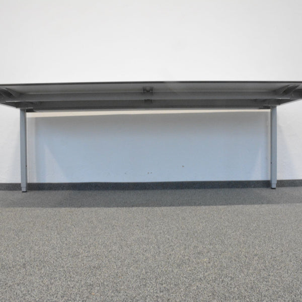 Lista Office Motion Schreibtisch 2000x900mm - Kieselgrau mit Kabelkanal