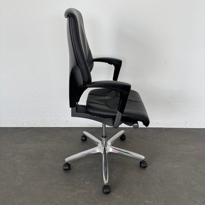 Giroflex G64 Bürodrehstuhl mit Fusskreuz Aluminium poliert - 6033408