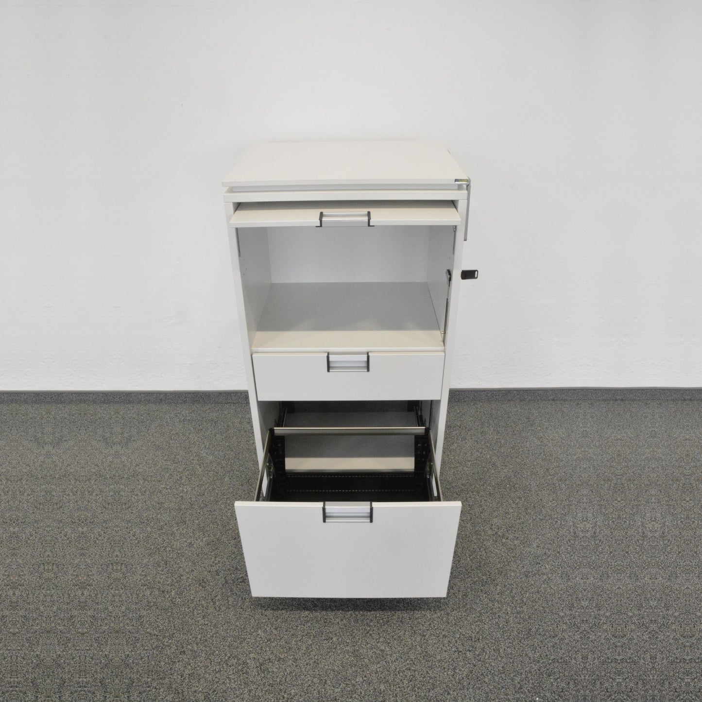 Steelcase Share It Roll-Caddy mit HR-Auszug offen