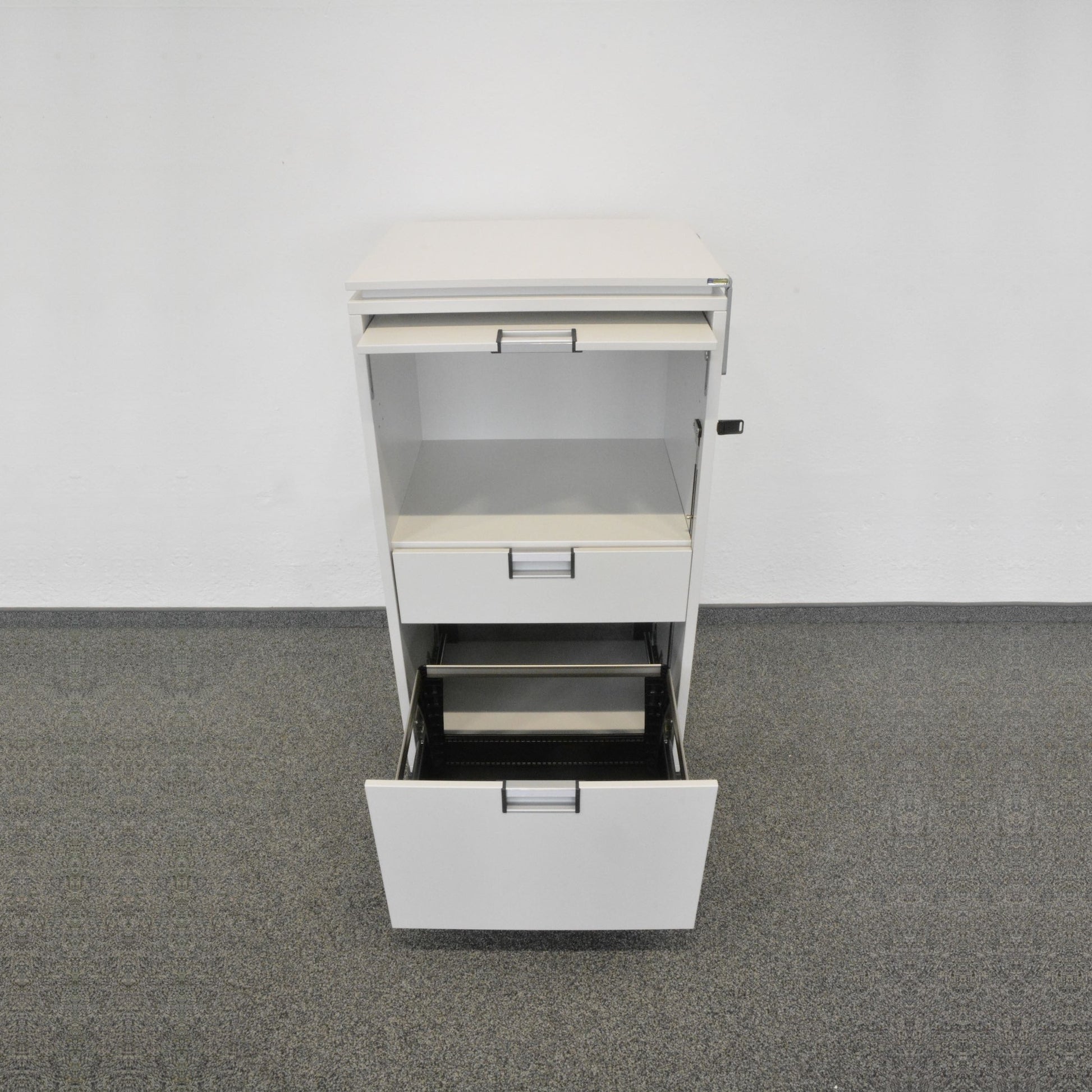 Steelcase Share It Roll-Caddy mit HR-Auszug offen
