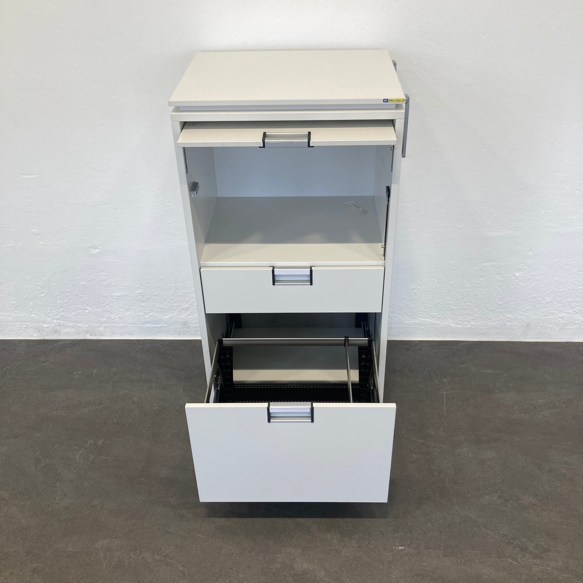 Steelcase Moby Roll-Caddy mit Klappe A4 offen - 6033451