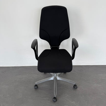Giroflex G64 Bürodrehstuhl Stoffbezug Schwarz gemustert - 6033464