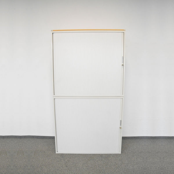 Lista Office LO Storage Lateralschrank 6-OH - 1200mm - Weiss - mit Schlüssel