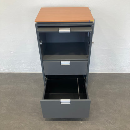 Steelcase Moby Roll-Caddy mit Klappe A4 offen - 6033591