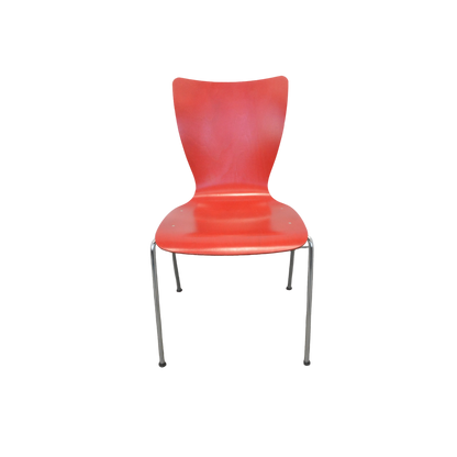 Embru Zentra Stapelstuhl Holz Rot - 6033796