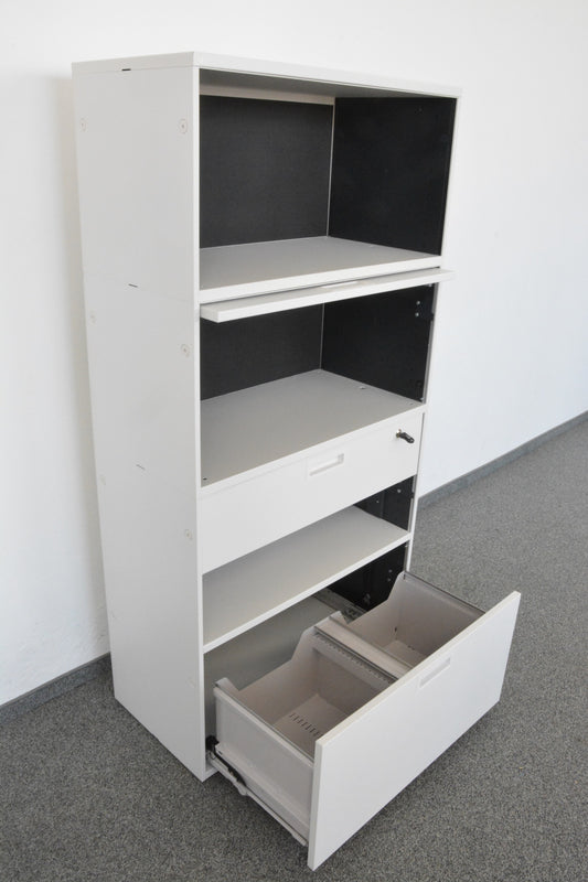 Lista Office Qub Modul-Kombination  mit Hängeregister offen